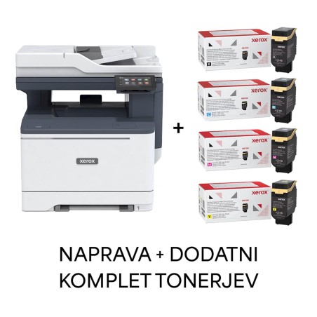 Multifunkcijski tiskalnik XEROX C325DNI + komplet tonerjev