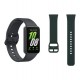 Pametna ura Samsung Galaxy Fit3, siva + pašček temno zelene barve