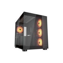 Ohišje COUGAR FV150 RGB, Mid tower, črno