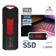 Zunanji SSD disk 128GB USB 3.2 Platinet PMFPPD128+, črn