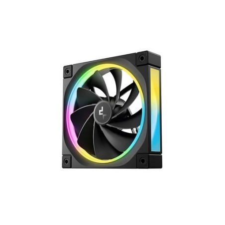 Ventilator za ohišje DeepCool FL12R ARGB PWM 120mm, Reverse Blade, črn