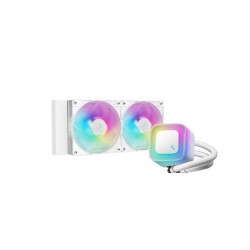Vodno hlajenje DeepCool LE240 V2, 240mm, ARGB, bel