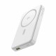 Prenosna baterija Powerbank Baseus Airpow2 Qi2 10.000mAh, magsafe, bela