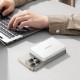 Prenosna baterija Powerbank Baseus Airpow2 Qi2 10.000mAh, magsafe, bela