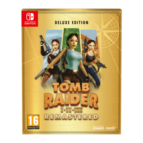Igra Tomb Raider I-III Remastered Starring Lara Croft - Deluxe Edition (Switch)
