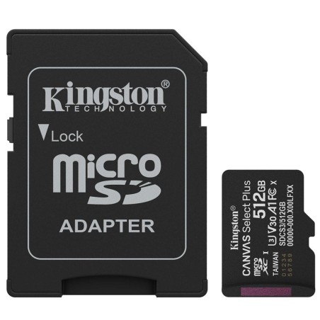 Spominska kartica Kingston Canvas Select Plus microSD 512GB