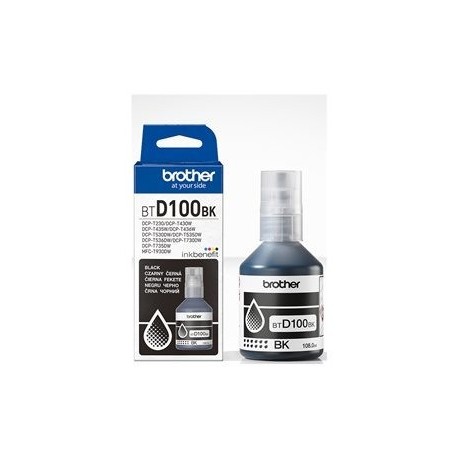 Polnilo za črnilo Brother BTD100BK, črno