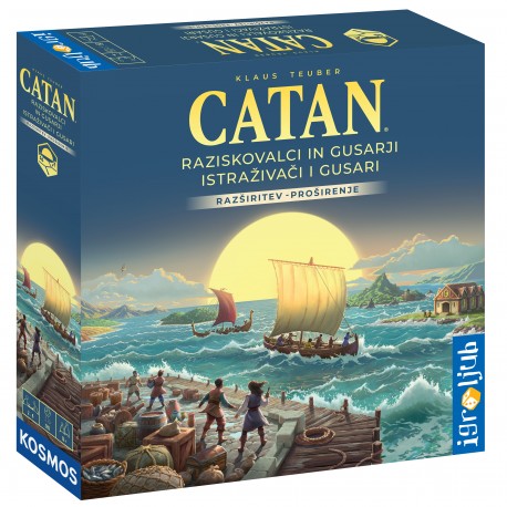 Družabna igra Catan razširitev Raziskovalci in gusarji