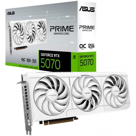Grafična kartica ASUS Prime GeForce RTX 5070 White OC Edition 12GB