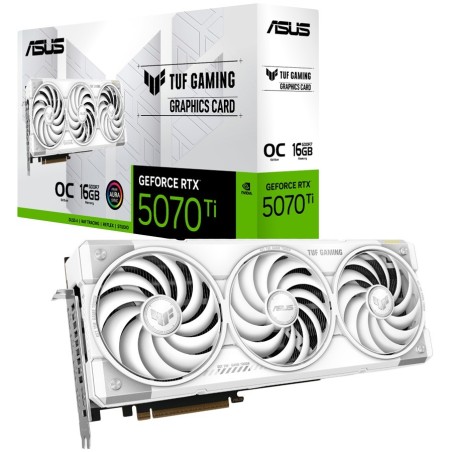 Grafična kartica ASUS TUF Gaming GeForce RTX 5070 Ti White OC Edition 16GB