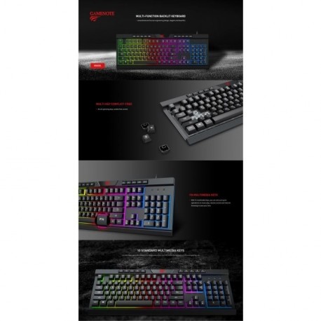 Tipkovnica HAVIT HV-KB500L, SLO g.