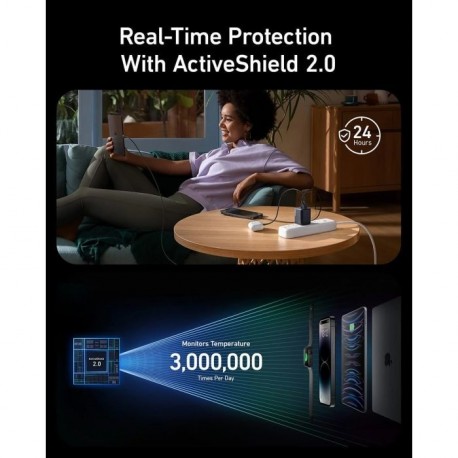 Polnilec Anker Prime USB-A/C, 67W, črn, A2669313