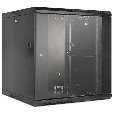 Zidna komunikacijska omara INTELLINET 19, 12U, 600x600, črna