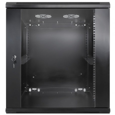 Zidna komunikacijska omara INTELLINET 19, 12U, 600x600, črna