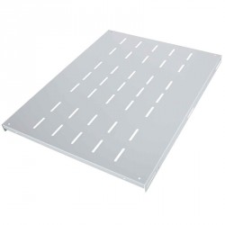 Fiksna polica INTELLINET 19", 1U, 800mm, 100kg, siva