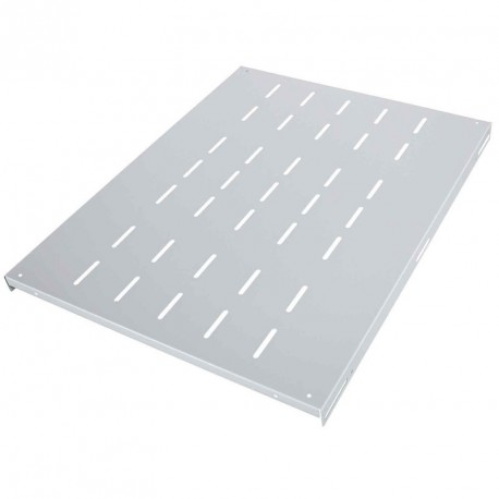 Fiksna polica INTELLINET 19", 1U, 800mm, 100kg, siva