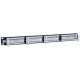 Patch panel INTELLINET 1U, 24-port, UTP Cat5e, črn