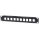 Slepi patch panel INTELLINET 10, 1U, 10-port, črn