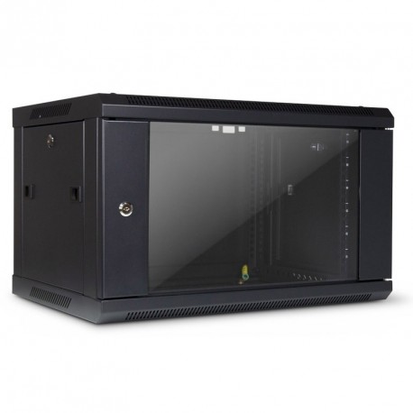 Zidna komunikacijska omara INTER-TECH SMA-6406 19", 6U, 600x450, črna