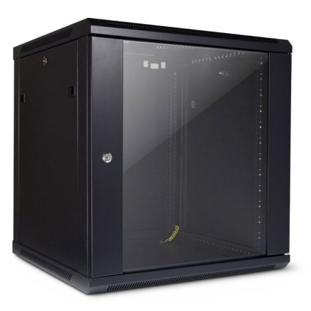 Zidna komunikacijska omara INTER-TECH SMA-6612 19", 12U, 600x600, črna