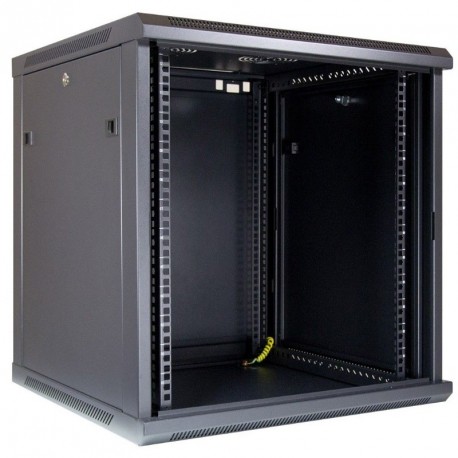 Zidna komunikacijska omara INTER-TECH SMA-6612 19", 12U, 600x600, črna