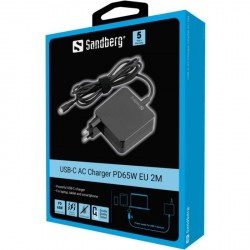 Polnilec Sandberg PD65W, USB-C, 135-79