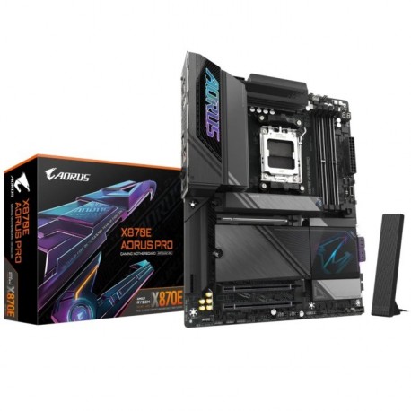 Matična plošča GIGABYTE X870E AORUS PRO, DDR5, WiFi 7, AM5 ATX