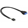 Adapter USB 3.0 Ž - USB 2.0 M interni 8p 30cm Delock