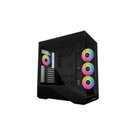 Računalniško ohišje Lian Li Vector V100, ATX, Midi-Tower, kaljeno steklo, črno