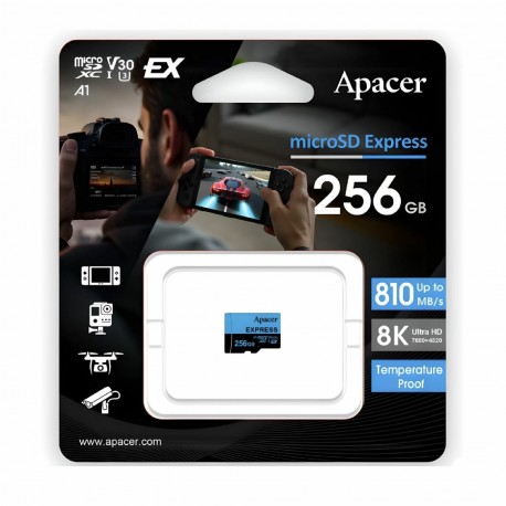 Spominska kartica 256GB APACER microSD express, AP256GMCEXG3X17-RA