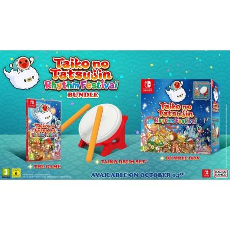 Igra Taiko no Tatsujin: Rhythm Festival - Collectors Edition (Nintendo Switch)