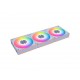 Ventilator za ohišje Lian Li UNI FAN CL Wireless 120 Reverse Blade, 3x, bel