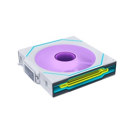 Ventilator za ohišje Lian Li UNI FAN SL-INF Wireless 120 Reverse Blade, bel