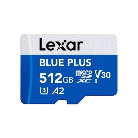 Spominska kartica 512GB, Lexar BLUE PLUS, Micro SDXC, z adapterjem