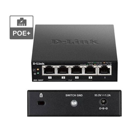 Stikalo (switch) D-link DGS-1005P/E