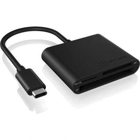 Čitalec kartic IcyBox USB-C CF/SD/microSD, IB-CR301-C3