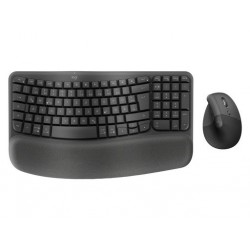Tipkovnica in miška Logitech Wave Keys and Lift COMBO, grafitna, SLO g.