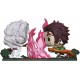 Figura FUNKO POP MOMENT: DEMON SLAYER - TANJIRO VS. RUI