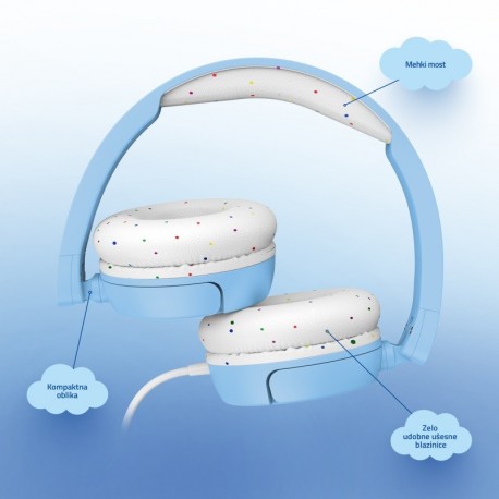 Slušalke LAMAX SoundKid1, modre