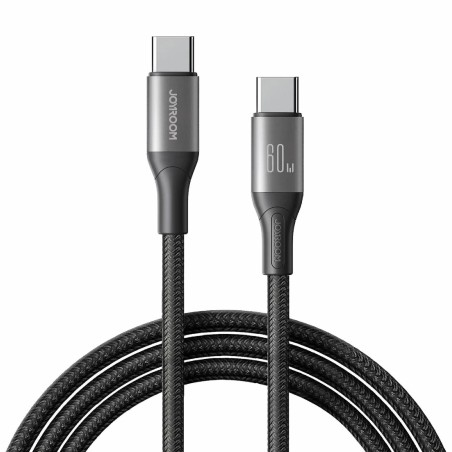 Kabel Joyroom S-A28 USB C-C, 1m, 60W, črn