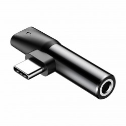Adapter Baseus CATL41-01, USB-C na 3,5 mm stereo, črn