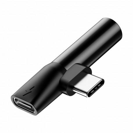 Adapter Baseus CATL41-01, USB-C na 3,5 mm stereo, črn