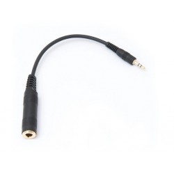 Adapter Sennheiser KLB 6,3 mm na KL 3,5 mm, pozlačen