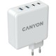 Polnilec Canyon H-100 GaN 100W, 2x USB-C + 2x USB-A
