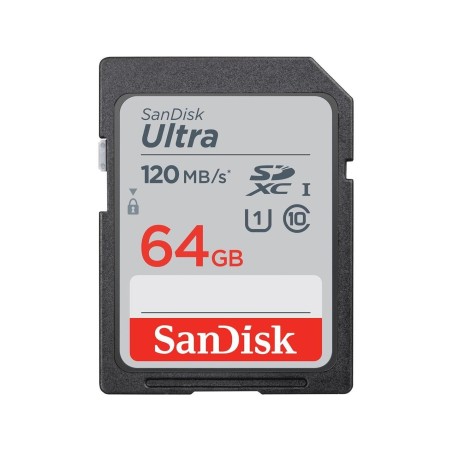Pomnilniška kartica SDXC SanDisk 64GB Ultra, 140MB/s, UHS-I, C10