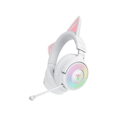 Slušalke Razer Kraken Kitty V3 Pro, bele