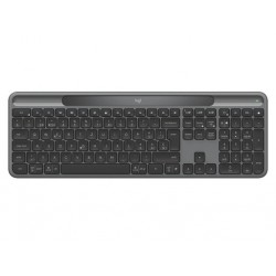 Tipkovnica Logitech K980 Signature Slim Solar+, SLO g., siva