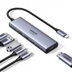 Priklopna postaja Ugreen 35999, 6-v-1, USB-C