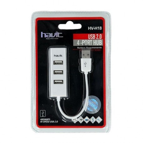 Hub HAVIT H18, 4-port, USB 2.0