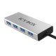 Hub Icy Box IB-AC6104, 4-portni, USB-A 3.0